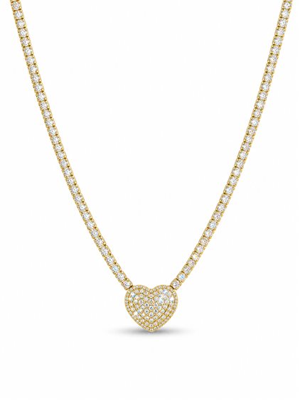 Collier Ultima Edizione Femme Collana tennis in Argent CAO4440-GIALLA - CAO4440-GIALLA